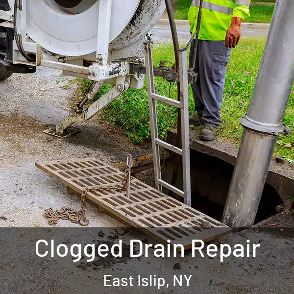  Clogged Drain Repair East Islip, NY
